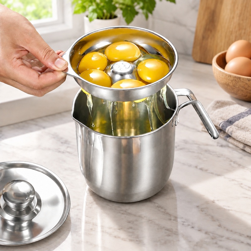 Baby Food Egg - Разделитель желтка из нержавеющей стали 304