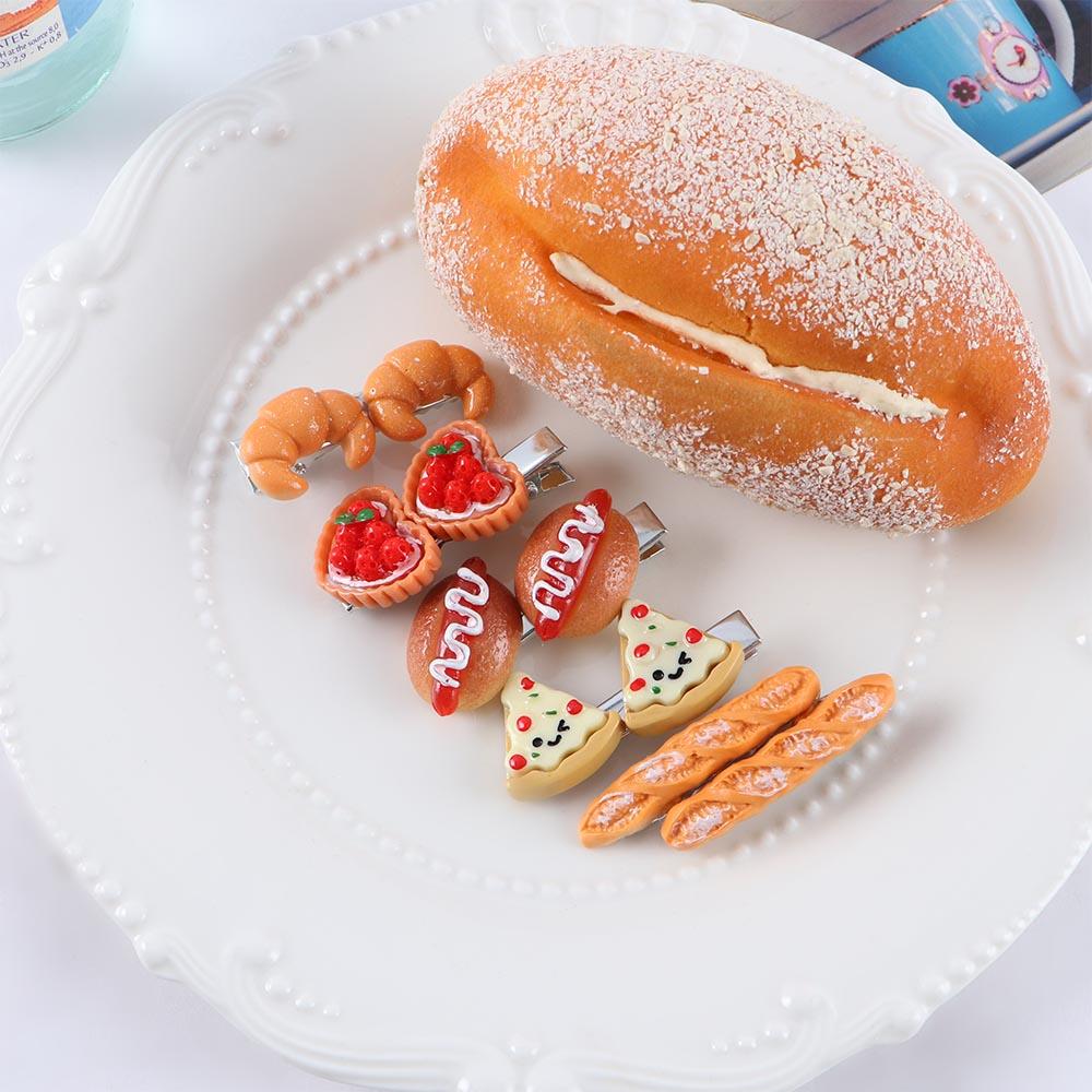 Baby Food Egg - Милые геометрические имитации еды, круассан, яичный