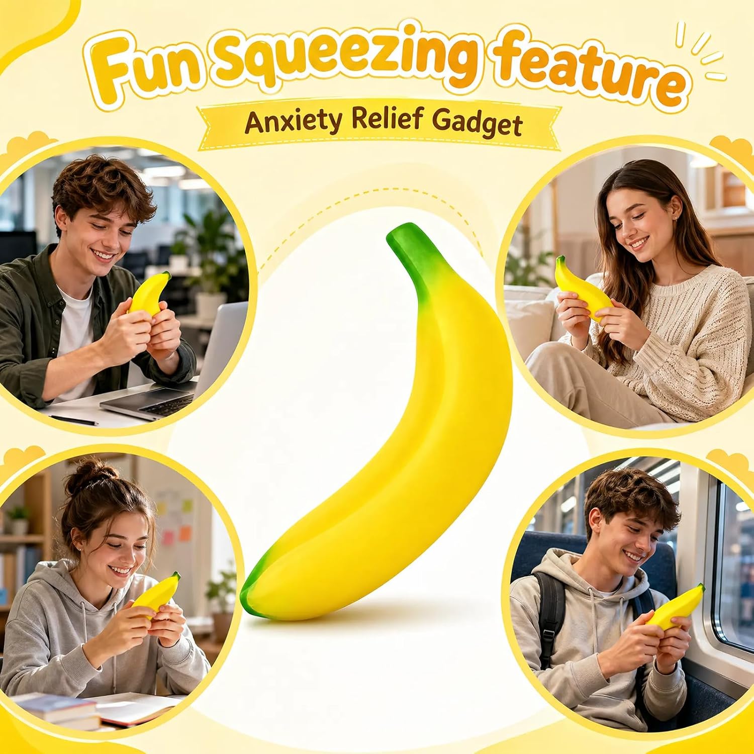 1-4 шт. Забавные игрушки-антис – обзор и цена Baby Food Banana